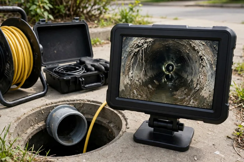 Sewer Camera Inspection plumbing in Anaheim, CA